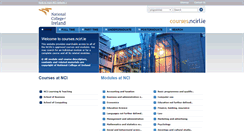 Desktop Screenshot of courses.ncirl.ie